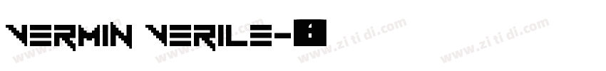 Vermin Verile字体转换